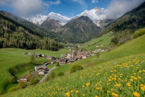 Blick auf das zauberhafte Ahrntal in Südtirol